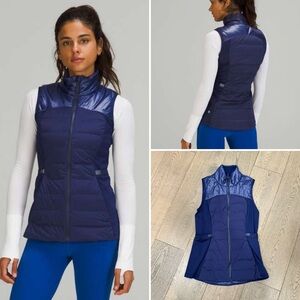 Lululemon | Down For It All Vest *Shine Night Sea | Size 6